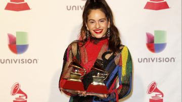 Rosalía|Mezcalent

Las Vegas, Nov 15, 2018

19th Latin Grammy - Press Room

In this photo: Rosalia