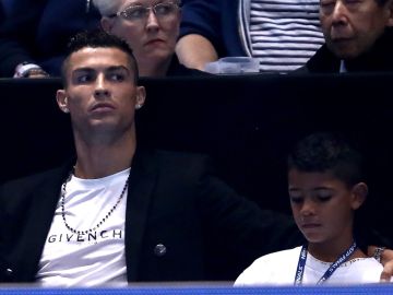 Cristiano Ronaldo, his son Cristiano Ronaldo Jr. | Julian Finney / Getty Images