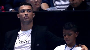 Cristiano Ronaldo, his son Cristiano Ronaldo Jr. | Julian Finney / Getty Images