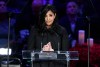 Vanessa Bryant habla durante el funeral de su esposo y su hija, en el Staples Center en Los Ángeles | Getty Images
