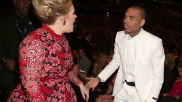 Adele y Chris Brown | Getty Images