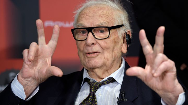 French fashion designer Pierre Cardin | LLUIS GENE / AFP via Getty Images