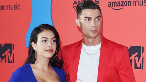 Cristiano Ronaldo y su novia Georgina Rodríguez | Getty Images