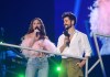 Camilo y Evaluna Montaner durante los Spotify Awards en México | Getty Images