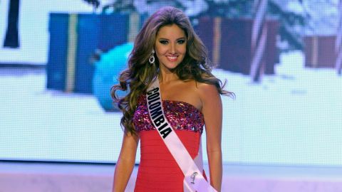 Daniella Álvarez concursando en Miss Universo | Getty Images