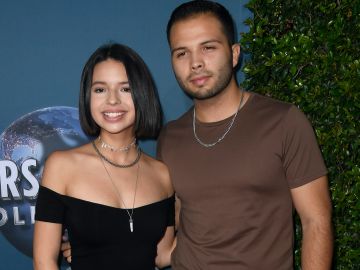 Ángela Aguilar y su hermano Leonardo | Getty Images