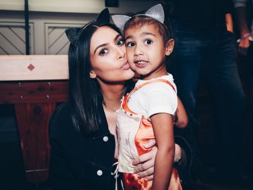 Kim Kardashian y su pequeña North West | Getty Images