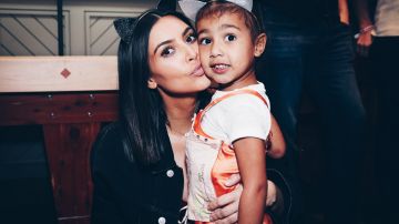 Kim Kardashian y su pequeña North West | Getty Images