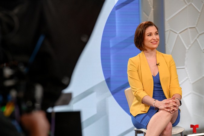 Arantxa Loizaga, presentadora de 'Hoy Día'
