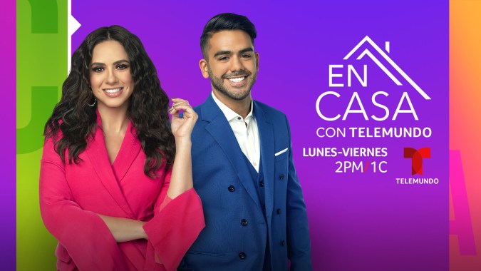 Ana Jurka y Carlos Adyan, los presentadores de 'En Casa con Telemundo' | Telemundo