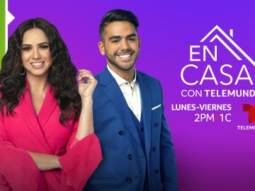 Ana Jurka y Carlos Adyan, los presentadores de 'En Casa con Telemundo' | Telemundo