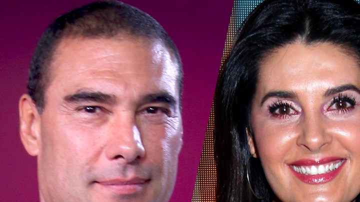 Eduardo Yáñez, Mayrin Villanueva y Marcus Ornellas