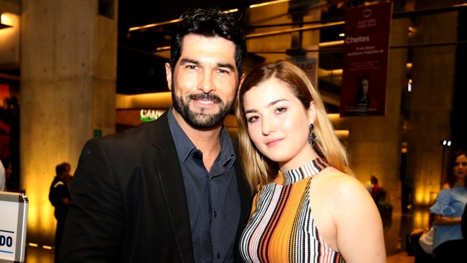 Arturo Carmona y su hija Melenie