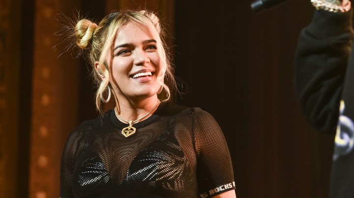 Karol G en concierto en New York
