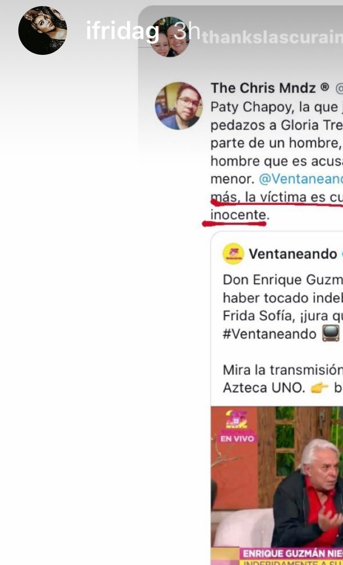 Frida Sofía comenta en Instagram | @ifridag