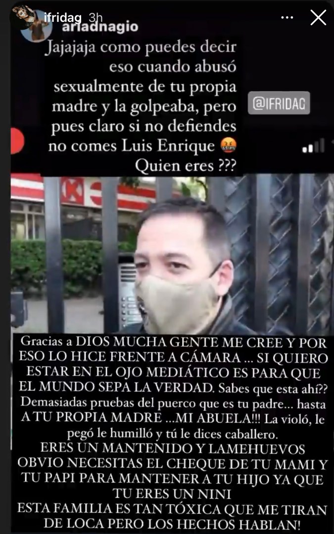 Frida Sofía comenta en Instagram | @ifridag