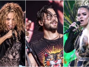 Shakira, Maluma y Karol G | Mezcalent