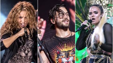 Shakira, Maluma y Karol G | Mezcalent