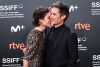 Gael García junto a Fernanda Aragonés en alfombra roja de Sebastian Film Festival | Carlos Alvarez/Getty Images