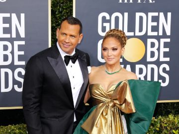JLO y Alex Rodríguez en los Golden Globe Awards | Mezcalent