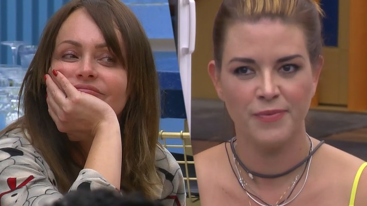 Gaby Spanic y Alicia Machado en 'La Casa de los Famosos'.
