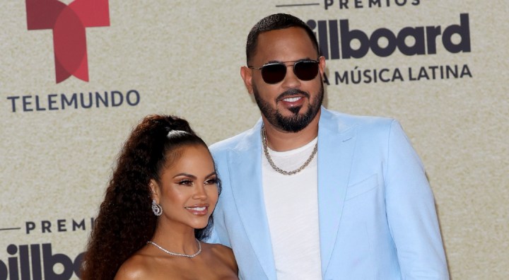 Raphy Pina y Natti Natasha | Rodrigo Varela/Getty Images