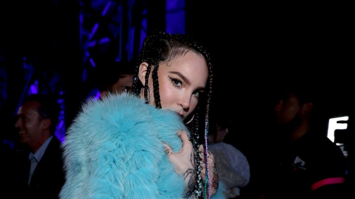 Belinda estará seis meses en Madrid | (Photo by Hector Vivas/Getty Images for Spotify)