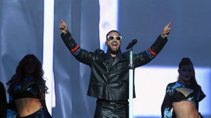 Maluma en el festival Calibash de Las Vegas 2022