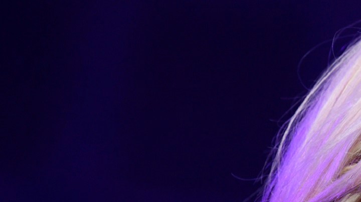 Miley Cyrus durante su concierto en Bogotá
