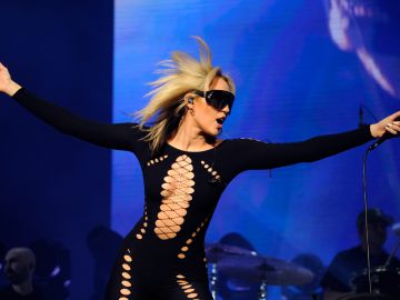 Miley Cyrus durante show en Bogotá
