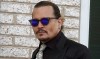 Johnny Depp durante su llegada a la corte