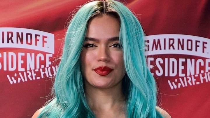 Karol G en evento de Smirnoff México.