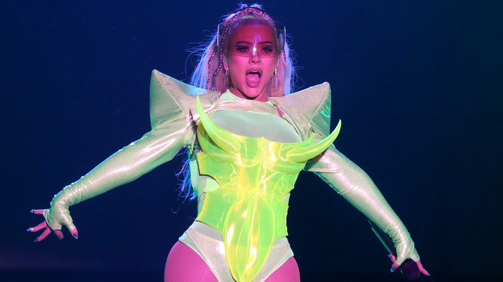 Christina Aguilera, cantante estadounidense | (Photo by Tristan Fewings/Getty Images)