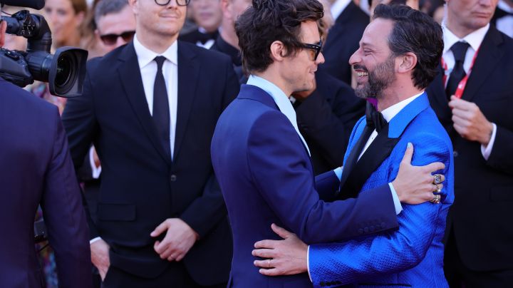 Harry Styles y Nick Kroll en el festival de Venecia | Getty Images