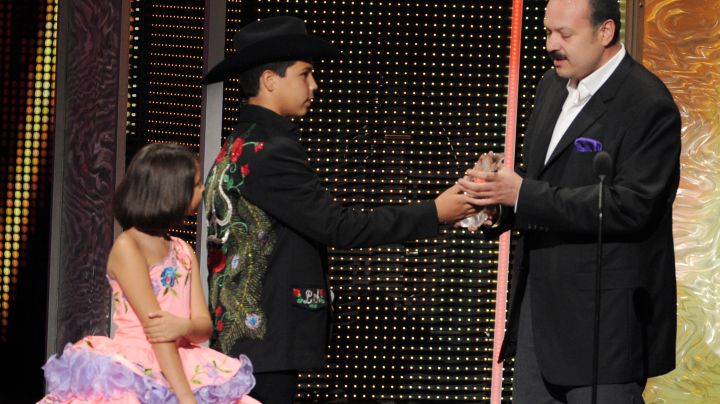 Ángela Aguilar, Leonardo Aguilar y Pepe Aguilar | (Photo by Kevin Winter/Getty Images)