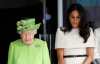 Reina Isabel II y Meghan Markle