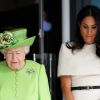 Reina Isabel II y Meghan Markle