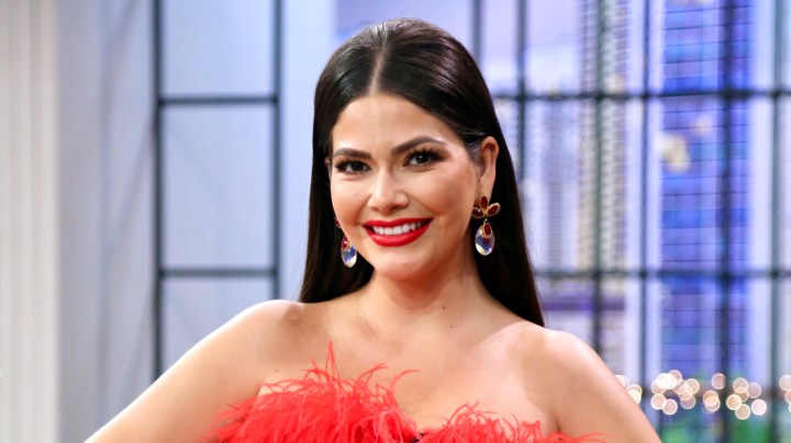 Ana Patricia Gámez, presentadora de televisión.