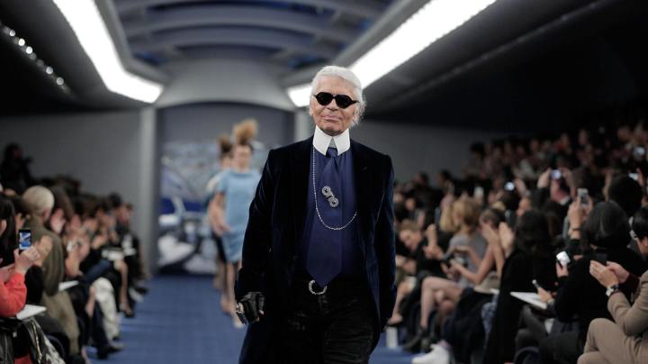 Karl Lagerfeld, diseñador de modas.