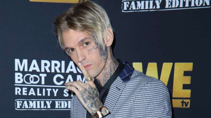 Aaron Carter, cantante.