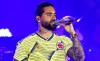 Maluma en el Fan Festival del Mundial Qatar 2022.