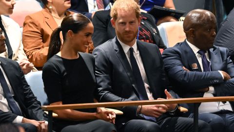Príncipe Harry y su esposa, Meghan Markle | (Photo by TIMOTHY A. CLARY / AFP) (Photo by TIMOTHY A. CLARY/AFP via Getty Images)