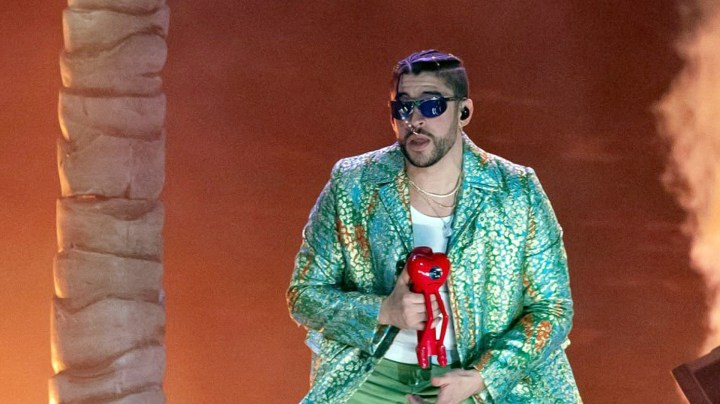 Bad Bunny, cantante puertorriqueño.