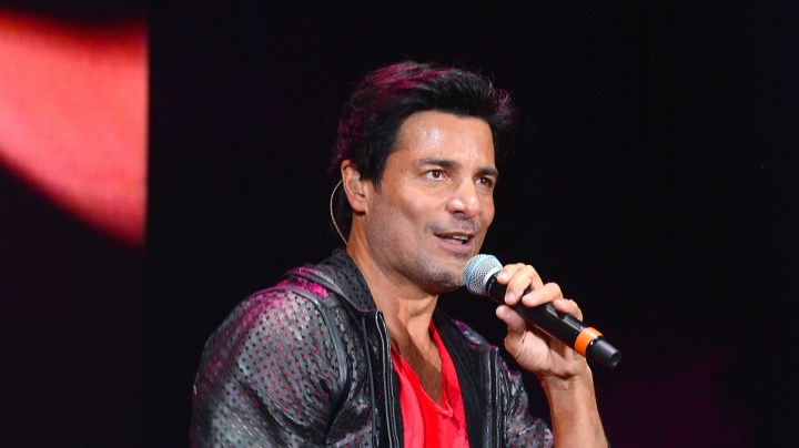 Chayanne, cantante puertorriqueño.