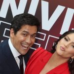 Rafael Araneda y Ana Patricia Gámez, conductores de 'Enamorándonos USA'