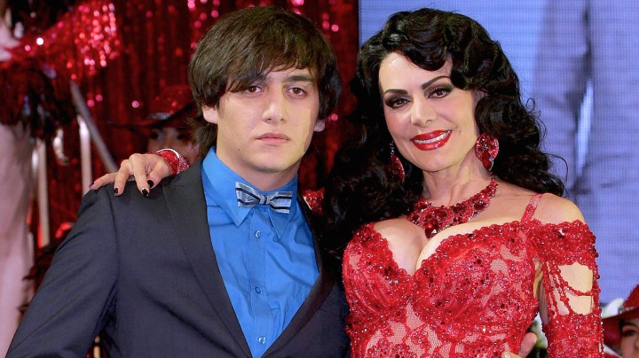 Maribel Guardia con su hijo Julián Figueroa | Mezcalent