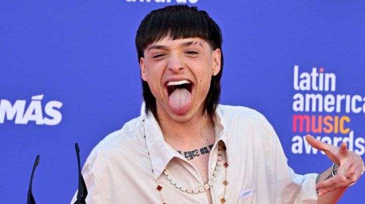Peso Pluma, cantante mexicano.