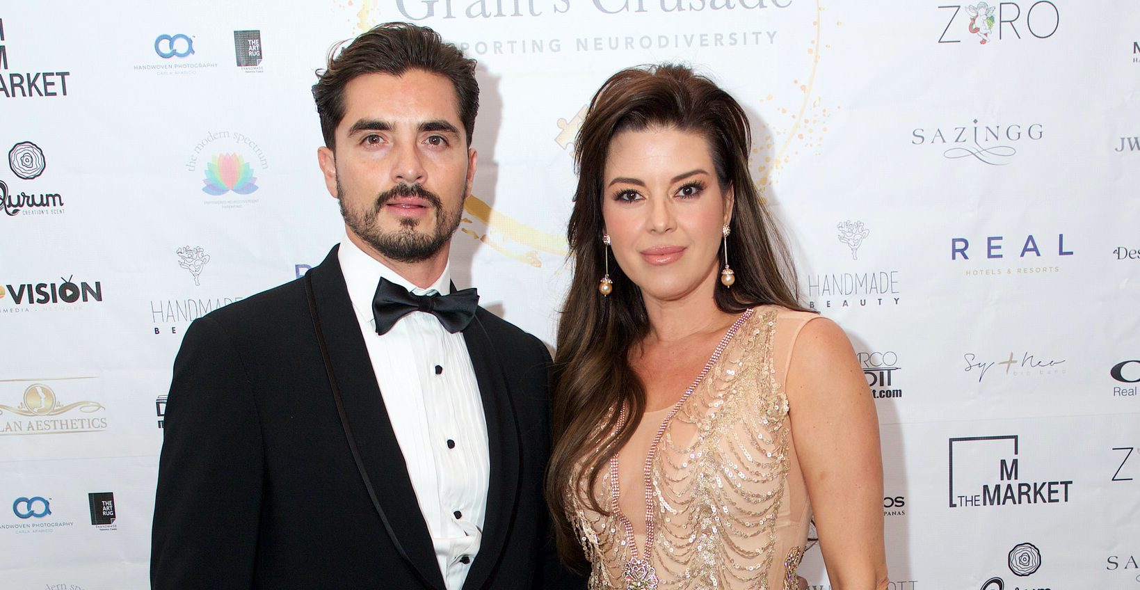 Christian Estrada and Alicia Machado. Charity Gala Miami, Grant's Crusade Foundation
a beneficio de Neurodiverse Children.