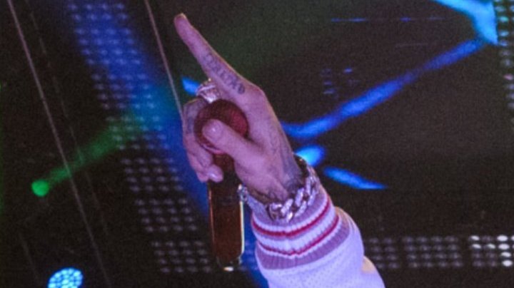 Anuel AA, cantante puertorriqueño.