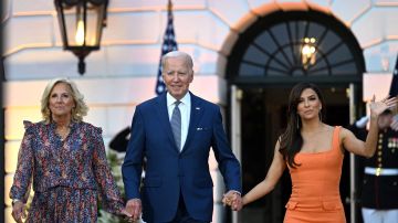 Eva Longoria en la Casa Blanca.